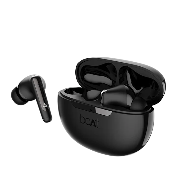 Category Wireless Earbuds Bluetooth Version v5.3 IPX Rating IPX5 Music Playtime Up to 42 Hours ASAP Charge Yes Stand By 80 Hours Charging Time 1.5 Hours Operating Range 10m Driver Size 10mm*2 Frequency 20Hz-20KHz Battery 400mAh(Case) / 35mAh*2 Earbuds Compatibility All Bluetooth Devices Charging Interface USB Type C Read more at: https://www.boat-lifestyle.com/products/airdopes-141-anc-earbuds